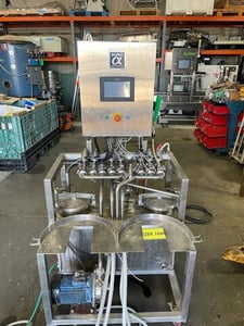 Alpha Brew Ops, Semi-Automatic Keg Washer, Stainless Steel, 2 heads, 1/2 HP sanitary centrifugal process
