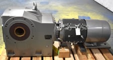 60 HP, Nord #SK-9086.1AZSHK-225-M/4, Gear Reducer w/Motor, 67.50 :1 ratio, 26 RPM output, 177,000 LB-IN