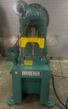 30 Ton, Bruderer #BSTA-30, High Speed Press, 0.37" -1.57" stroke, 1.57" slide adjustment, 21" x 17" bolster
