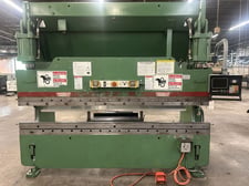 90 Ton, Cincinnati #90CBx8, CNC hydraulic press brake, 10' overall, 102" between housing, 8" stroke, 7"