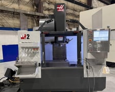 Haas #VF-2, CNC vertical machining center, 30" X, 16" Y, 20" Z, 8100 RPM, 24 automatic tool changer, Cat 40