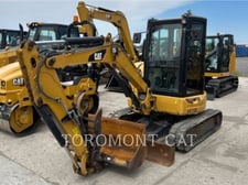Cat 303.5E2CR, Mini Excavator, 3759 hours, S/N: JWY02302, 2017