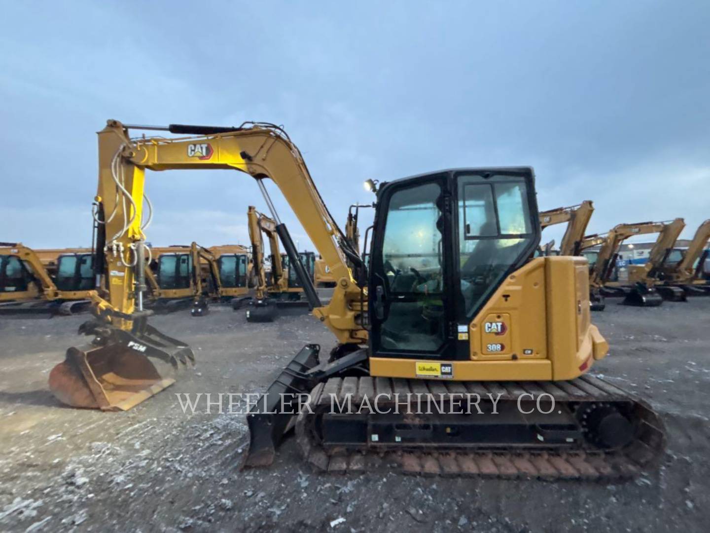 Caterpillar 308 TH, Crawler Excavator, 367 hours, S/N: GG811077, 2024
