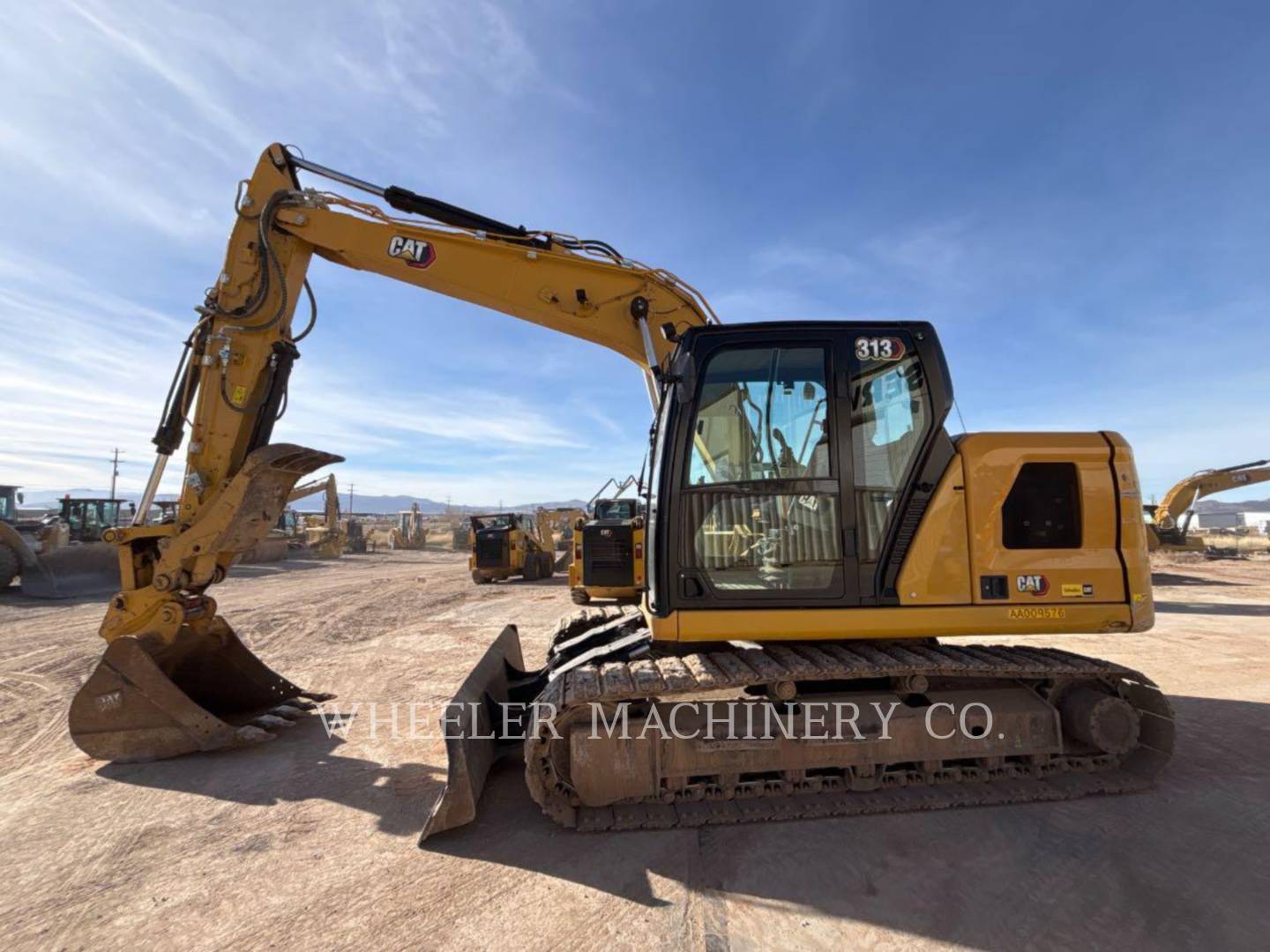 Caterpillar 313 TH, Crawler Excavator, 1982 hours, S/N: JHR20371, 2022