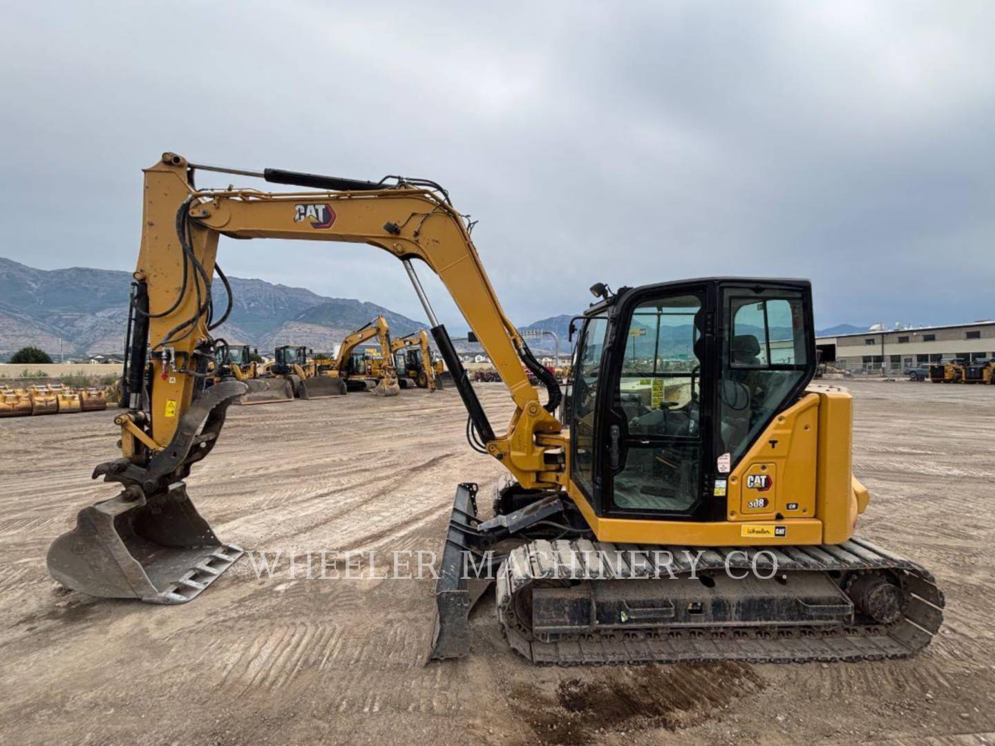 Caterpillar 308 TH, 3225 hours, S/N: GG803464, 2021