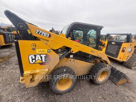 Cat 272D3 C3H2, Skid Steer Loader, 2721 hours, S/N: TP900266, 2022