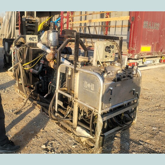 Hydracore #HC5000MAX, Diamond Core Drill, 240 HP Doosan diesel engine, 70,000 lb. pullback, 72" feed stroke
