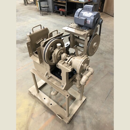 8" x 12" Denver, Simplex Mineral Jig, 0.5-0.75 tons/hr., 1/2 HP, 2-3 GPM, rotary valve, jig shot, 112/230