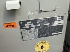 6 kVA 600 Delta Primary, 208Y/120 Secondary, Hammond, Dry-Type Isolation Transformer