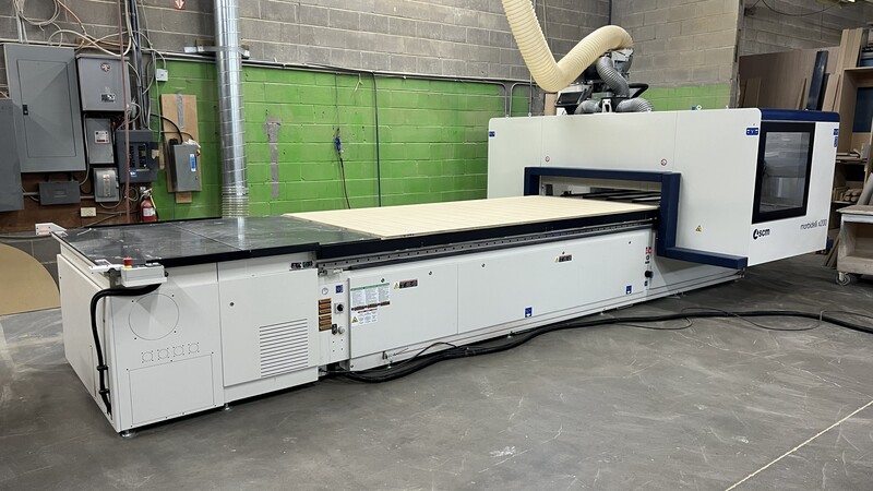 SCM #Morbidelli-X200-Cell, CNC Nesting Router, 5' x 10' vacuum table, automatic tool changer, dust extraction