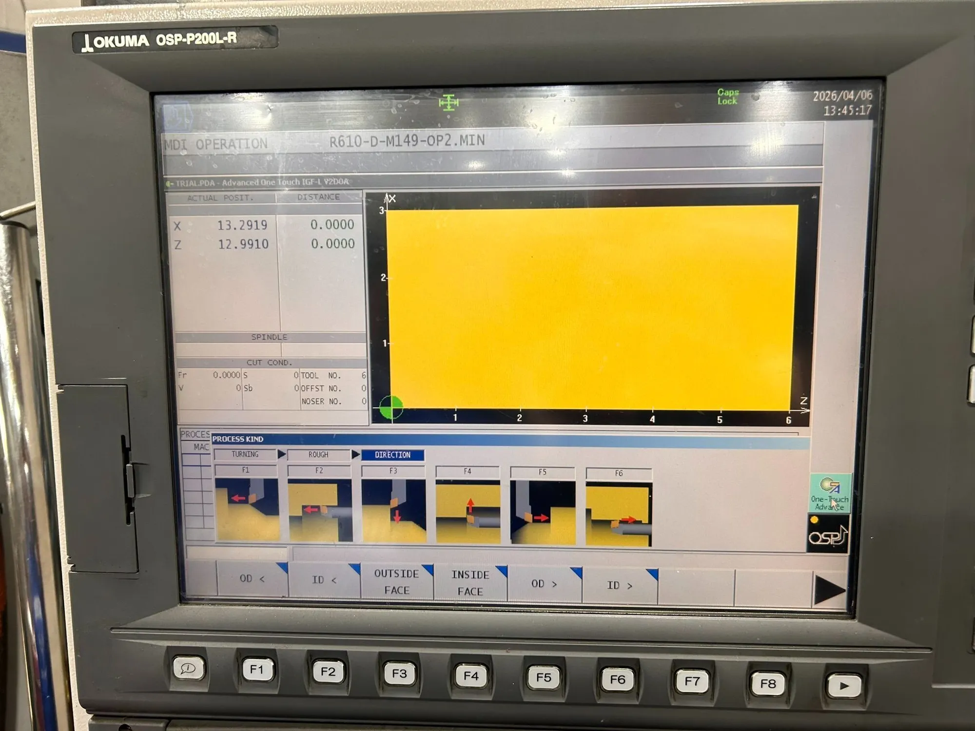 Okuma #Genos-L400E, CNC Lathe, 10" Chuck, 3,000 RPM, 20 HP, Chip Conveyor, 2012