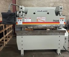 60 Ton, Accurpress #7606, CNC Hydraulic Press Brake, 6' overall, 54" between housing, 14" open, 6" Shut