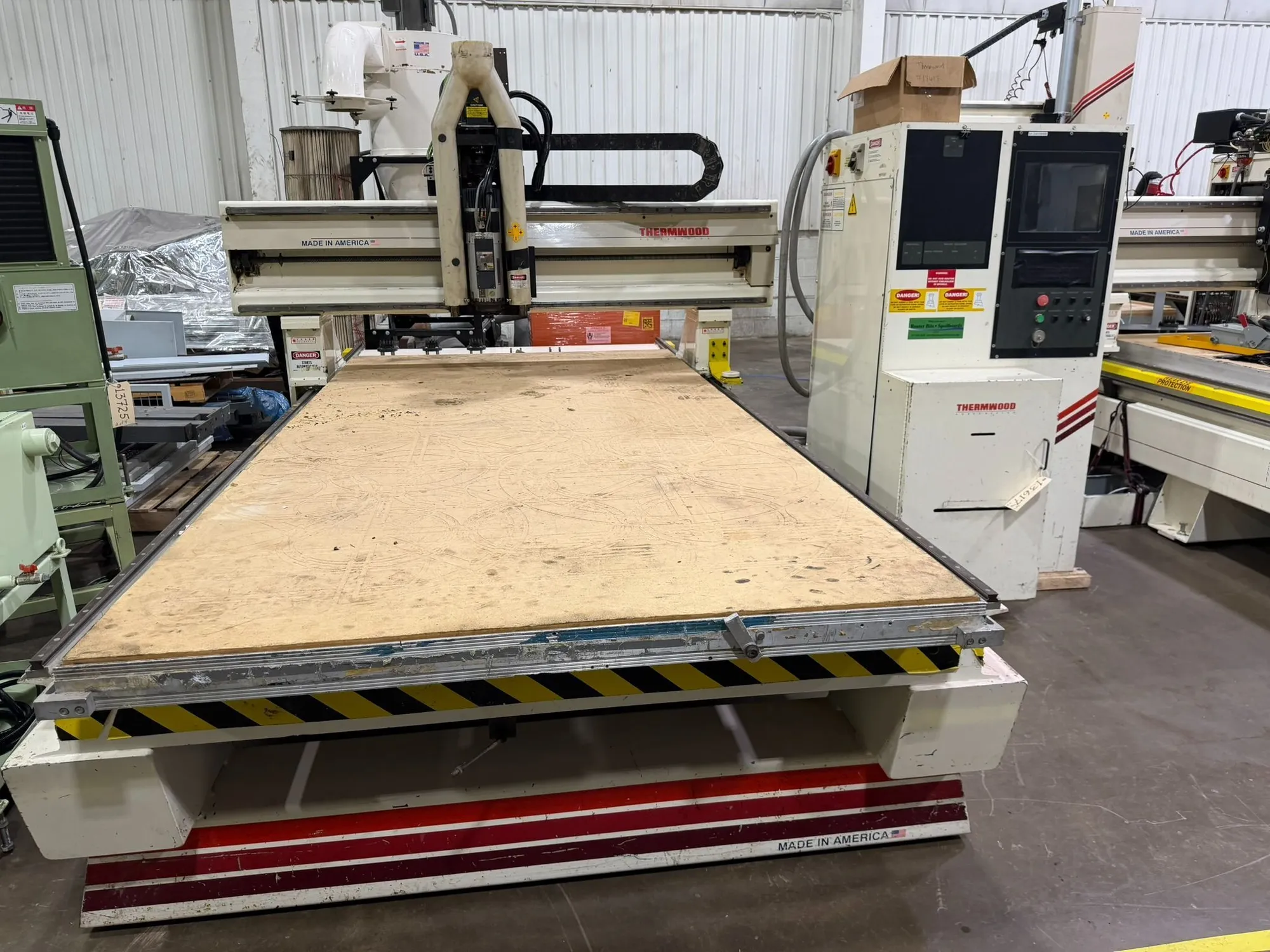 Thermwood #CS45, CNC Router, 5' x 10' Table, 12 HP, 24,000 RPM, 7 ATC, Gen II Control, 2006