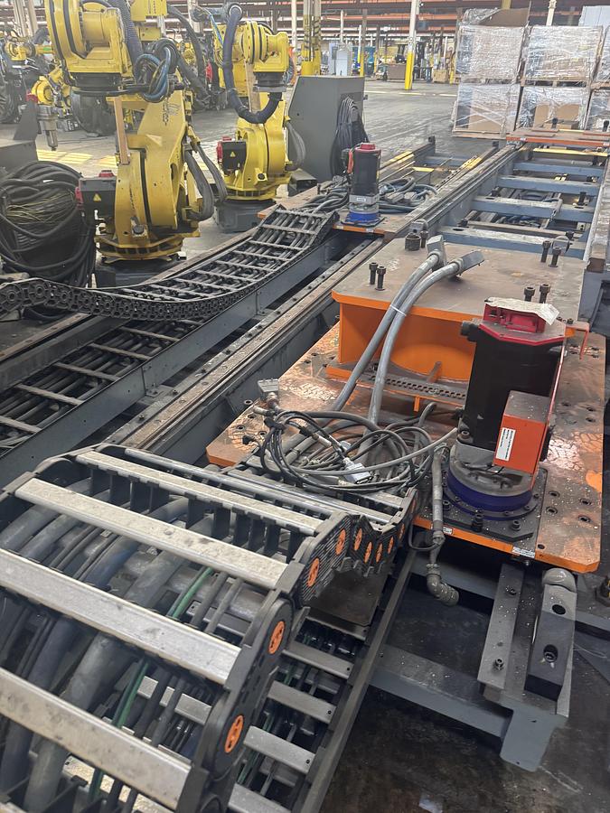 Fanuc Gen-VI-RTU, Robot Transfer Unit, 7th-Axis Linear Track, 28' Travel, AC Servo Motor