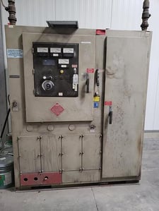 100 KW Pillar #MK8, Power Supply, 3,000 Hz, 480 V., 150 A, 125 KVA, 2001
