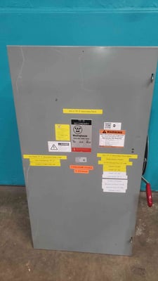 400 Amp. Westinghouse, #HF425N, Fusible Heavy Duty Safety Switch Disconnect, 240 Volts (2 available)