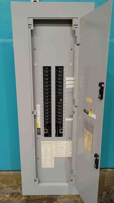 400 Amp. General Electric, AQF3424MBX, panelboard enclosure, 208Y/120 Volts, 3 phase, 34x THQB 20A 1-pole