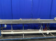 9" x 360" x 6" Large Quench Tank, 6 Wheel, 10 Valves