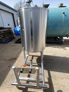 200 gallon Vertical stand mounted multi use Stainless Steel tank