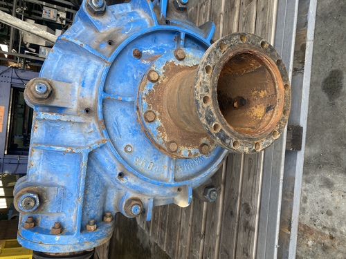 Warman #108FAHCCCGM, Horizontal Slurry Pump, 10" inlet, 8" outlet