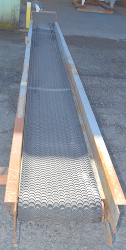 16" wide x 18' long, Belt Conveyor, traction type belting, 1 HP, 208-230/480 Volt, 3PH