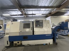 Daewoo Doosan #Puma-250B, CNC lathe, 22.4" swing, 15.75" diameter, 25.6" L, 3.54" bore, 3" bar, 3500 RPM, 30