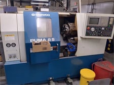 Daewoo Doosan #Puma-8S, CNC lathe, 19.7" swing, 14.1" diameter, 14.6" L, 2.4" bore, 2" bar, 50-5000 RPM, 8"