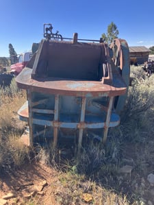 21" x 36" Traylor, Jaw Crusher, 72" flywheel