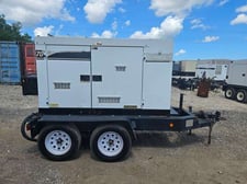 62 KW Multiquip #DCA70SSIU2, Trailer Mounted, Tier 3, sound attenuated enclosure, 120/240/208/277/480 Volts