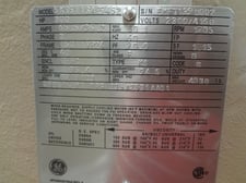 300 HP 1800 RPM General Electric, Frame L5011VP24, VSS, vertical solid shaft, TEFC, new, 2300/4160 Volts (2