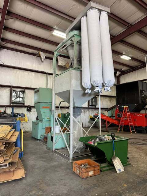 20" x 30" Granutec #TFG2030, Granulator, 2,500 lbs/hr, open type rotor, discharge conveyor, 230/460 V.