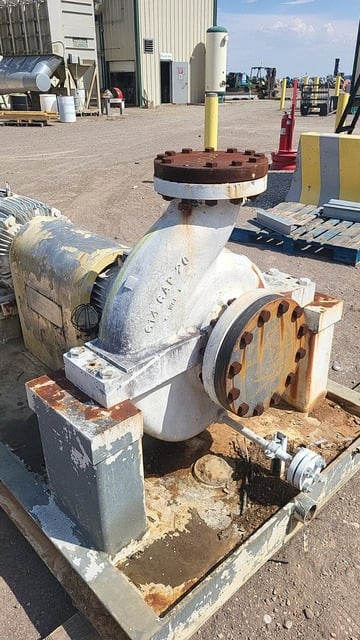 1200 GPM @ 215' TDH, Sulzer Bingham #6x8x17A-CAP, Centrifugal Pump, 1-stage, steel case, 8" suction, 6"