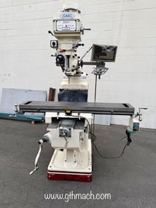 GMC #GMM-1054V, Milling Machine, 70-4300 RPM, 18" stroke, 10" x54" table, 3 HP, 36-1/2" x16" x16" travel, AS