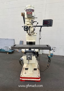 Mighty Comet #3VHG, Milling Machine, 9" x42" table, 3 HP, 24" x12" x16" travel, digital read out, 1-shot