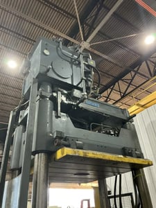 100 Ton, Reis #TUS-160, Hydraulic Mold Spotting and Tryout Press, 4-post, 39.37" stroke, 41.33" open, 61" x