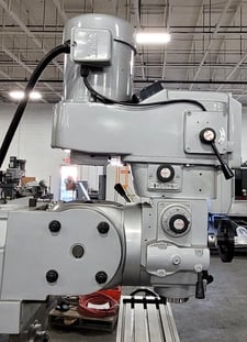 Sharp #VH-25, Vertical/Horizontal Combination Milling Machine, 10" x 56" table, NMTB-40, 5 HP, 60-4500 RPM