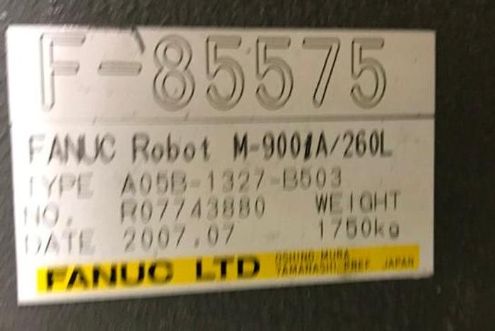 Fanuc M-900iA/260L, 6-Axis Articulated Robot, 260 kg payload, 3100mm reach, R-30iA controller, 2007