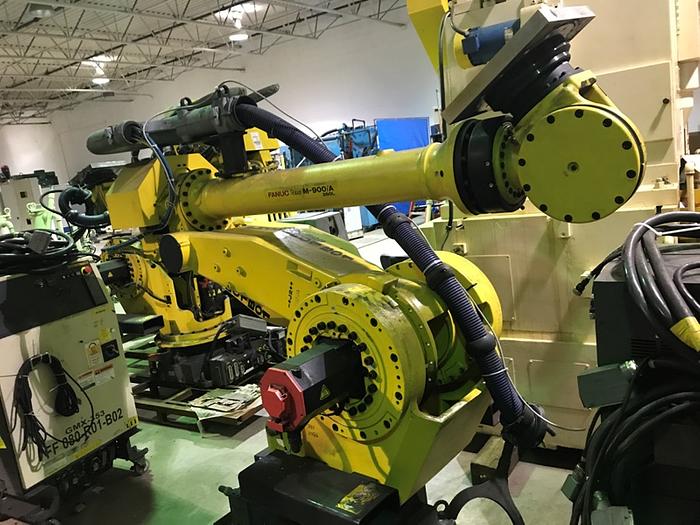 Fanuc M-900iA/260L, 6-Axis Articulated Robot, 260 kg payload, 3100mm reach, R-30iA controller, 2007
