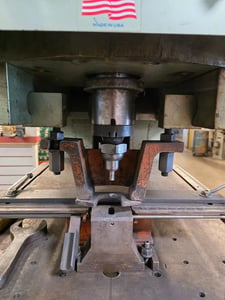 6" x 6" x 5/8" Piranha #PII-140, Hydraulic Ironworker, 140 Ton, 1-3/8" diameter punch capacity, 20 HP, 2017