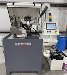 Rekord #CK-300-TH, Twin Head Grinder, 1.6"-13.75" diameter, 25mm stroke, 1 HP, 480 V., 2024