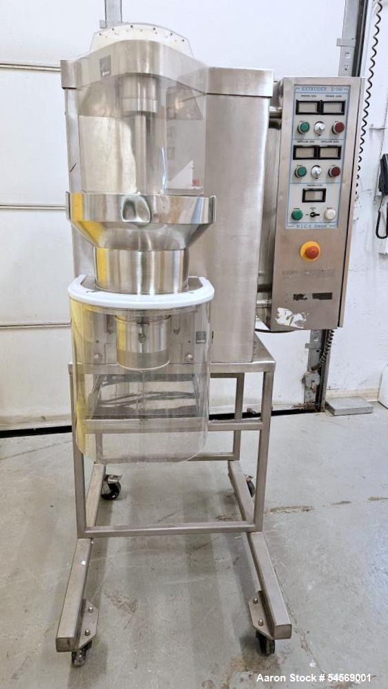 GEA Aeromatic Fielder Nica #E140-MkIII, Extruder/Granulator, Stainless Steel, 5.5" Screw, .5-2 kg/min