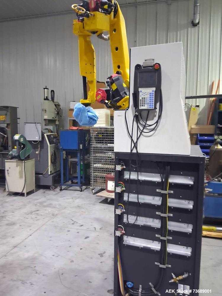 AWR, DC-2, Machine Tending Robotic Cell w/ Fanuc M-20iA Robot, R-30iB Plus Controller, 18 lb. Max Part, 400