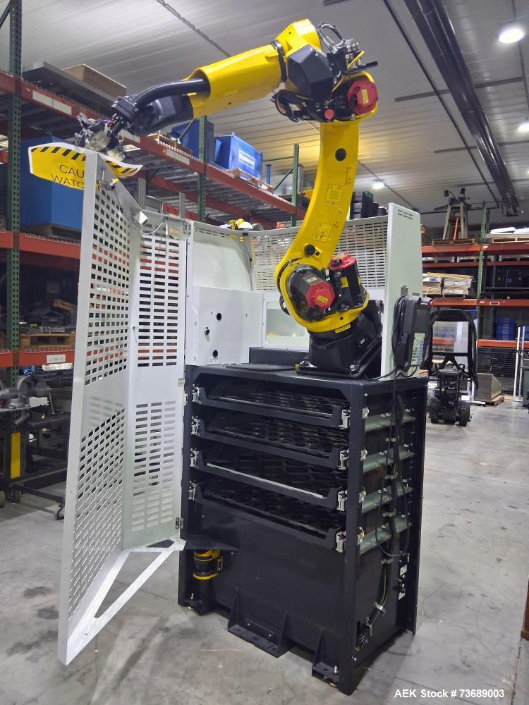 AWR, DC-2, Machine Tending Robotic Cell w/ Fanuc M-20iD/25 Robot, R-30iB Mate Plus Controller, 18 lb. Max