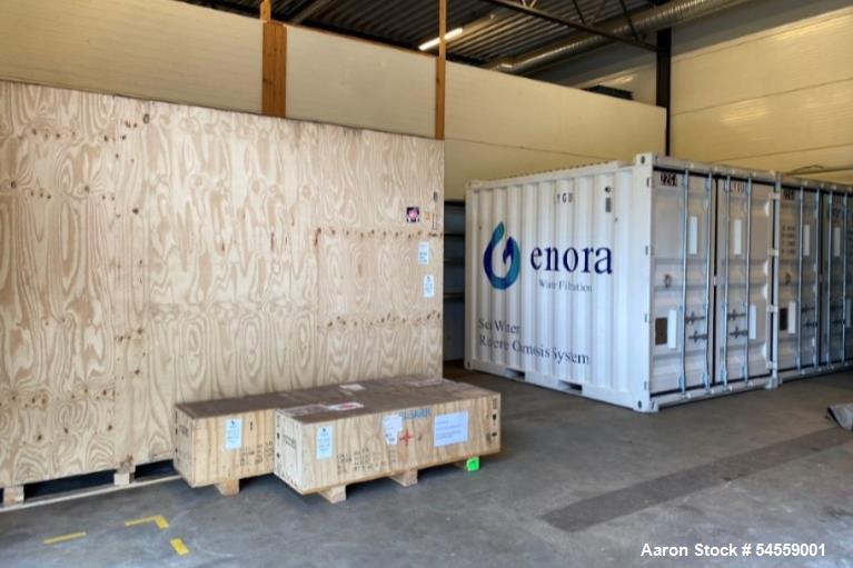Enora, Containerized Seawater Reverse Osmosis Water Treatment System, 264.2 GPM, Unused, 2023