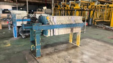 24.75" x 24.75" x 2.250" Industrial Filter & Pump Mfg Co. #199.181, Series 24-18-115, (19) Plates, Enerpac