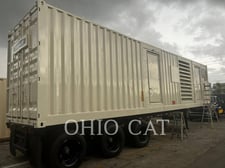 1825 KW Caterpillar #3516, mobile diesel generator set, 480 Volts, 1800 RPM, 1290 hours, 1991
