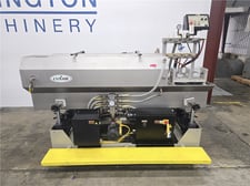 8" width x 8" D x 6' L Conair, vacuum sizing & spray cooling tank, 1' vacuum & 5' spray, 5 HP pump, 1.5 HP