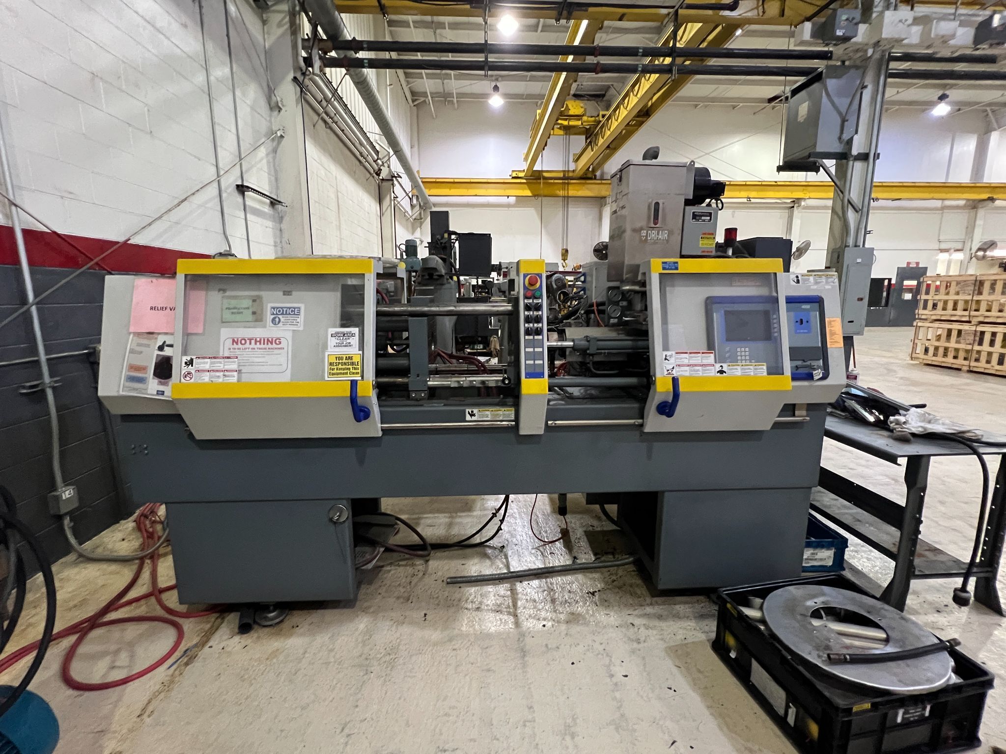Battenfeld #BA-250/50-CDC, horizontal injection molding machine, 17" x 14" platen area, 11" x 10.5" tie bar