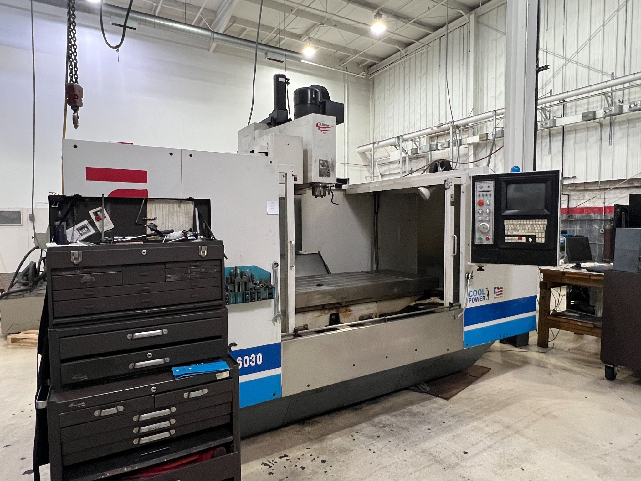 Fadal #VMC-6030HT, CNC vertical machining center, 21 automatic tool changer, 60" X, 30" Y, 30" Z, 10000 RPM