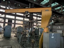 2 Ton, Jib Crane, 12' span, w/ Yale hoist